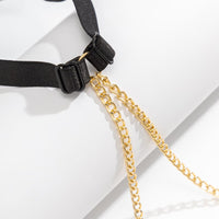 Thumbnail for Chic Elastic Band Arm Cuff Body Chain Necklace - ArtGalleryZen
