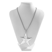 Thumbnail for Chic Embossed Starfish Pendant Box Chain Choker Necklace - ArtGalleryZen
