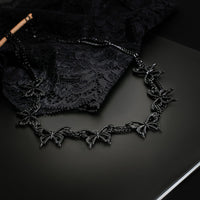 Thumbnail for Chic Enamel Butterfly Chain Necklace - ArtGalleryZen