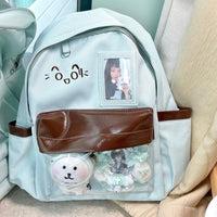 Thumbnail for Chic Expression Mint Chocolate Kpop Fan Display Backpack - ArtGalleryZen