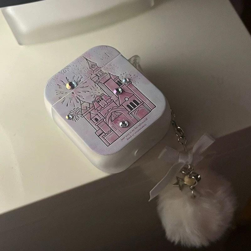 Chic Firework Castle AirPods Earphone Case - ArtGalleryZen