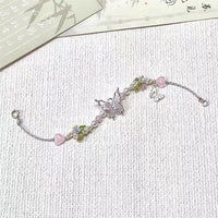 Thumbnail for Chic Floral Butterfly Bracelet - ArtGalleryZen