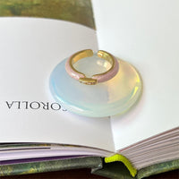 Thumbnail for Chic Floral Butterfly Pearl Ring Set - ArtGalleryZen