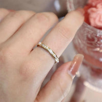 Thumbnail for Chic Floral Butterfly Pearl Ring Set - ArtGalleryZen