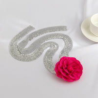 Thumbnail for Chic Flower Aluminium Mesh Strip Collar Choker Necklace - ArtGalleryZen