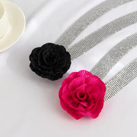 Thumbnail for Chic Flower Aluminium Mesh Strip Collar Choker Necklace - ArtGalleryZen