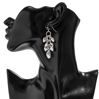 Thumbnail for Chic Gold Silver Tone Heart Tassel Earrings - ArtGalleryZen