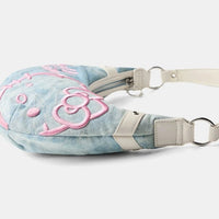 Thumbnail for Chic Hello Kitty Denim Shoulder Bag - ArtGalleryZen
