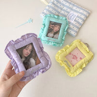 Thumbnail for Chic Lace Pillow Kpop Keychain Photocard Holder - ArtGalleryZen