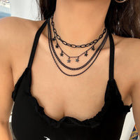 Thumbnail for Chic Layered Star Tassel Chain Necklace Set - ArtGalleryZen