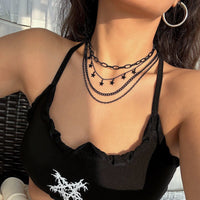 Thumbnail for Chic Layered Star Tassel Chain Necklace Set - ArtGalleryZen
