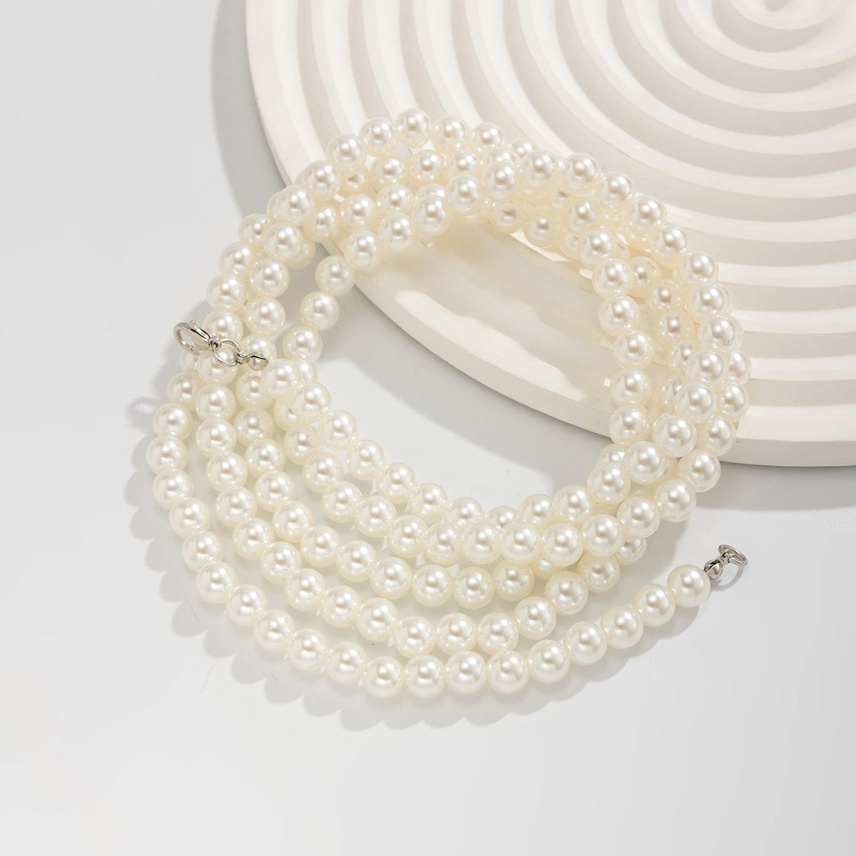 Chic Pearl Long Chain Anklet - ArtGalleryZen