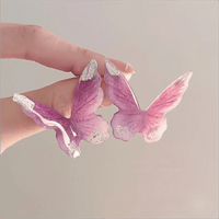 Thumbnail for Chic Pink Butterfly Dangle Earrings - ArtGalleryZen