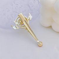 Thumbnail for Chic Pink CZ Inlaid Sailor Moon Hair Clip - ArtGalleryZen