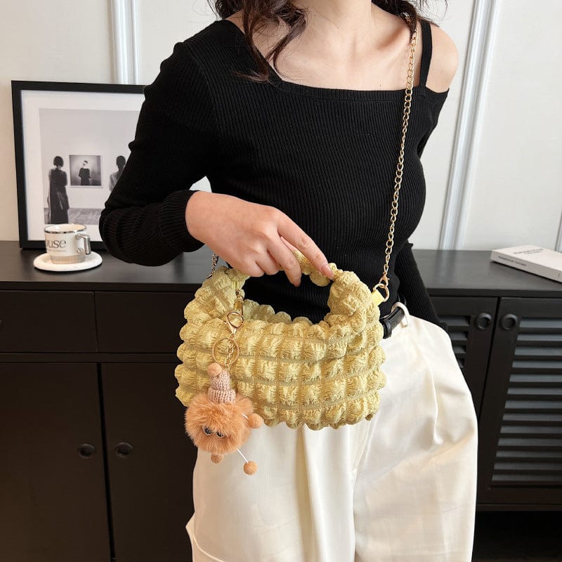 Chic Puffy Tote Shoulder Bag - ArtGalleryZen