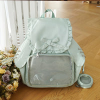 Thumbnail for Chic Rabbit Ears Transparent Display Backpack Bag - ArtGalleryZen