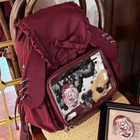 Thumbnail for Chic Rabbit Ears Transparent Display Backpack Bag - ArtGalleryZen