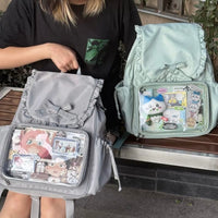 Thumbnail for Chic Rabbit Ears Transparent Display Backpack Bag - ArtGalleryZen