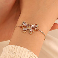Thumbnail for Chic Rhinestone Butterfly Bracelet - ArtGalleryZen