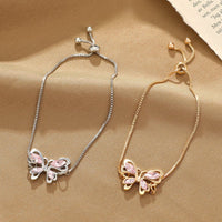 Thumbnail for Chic Rhinestone Butterfly Bracelet - ArtGalleryZen