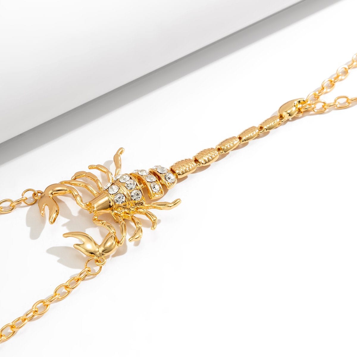 Chic Rhinestone Inlaid Scorpion Body Chain Necklace - ArtGalleryZen