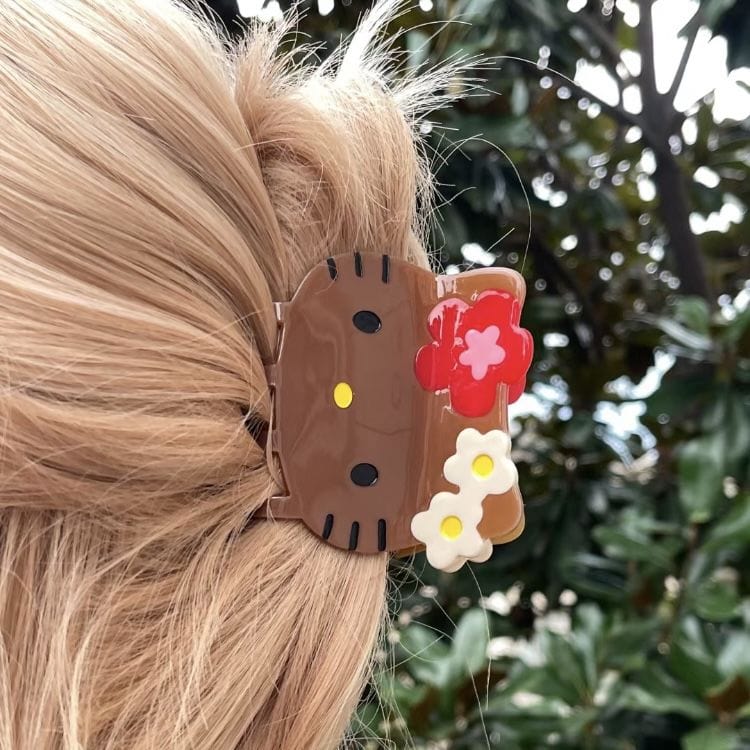 Chic Sanrio Hello Kitty Chignon Claw Clip Hair Clip - ArtGalleryZen