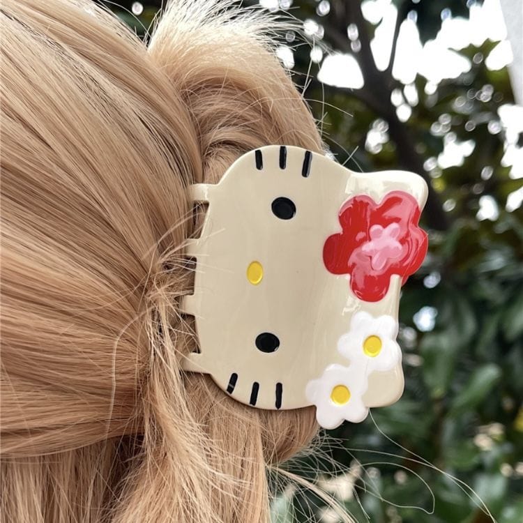 Chic Sanrio Hello Kitty Chignon Claw Clip Hair Clip - ArtGalleryZen