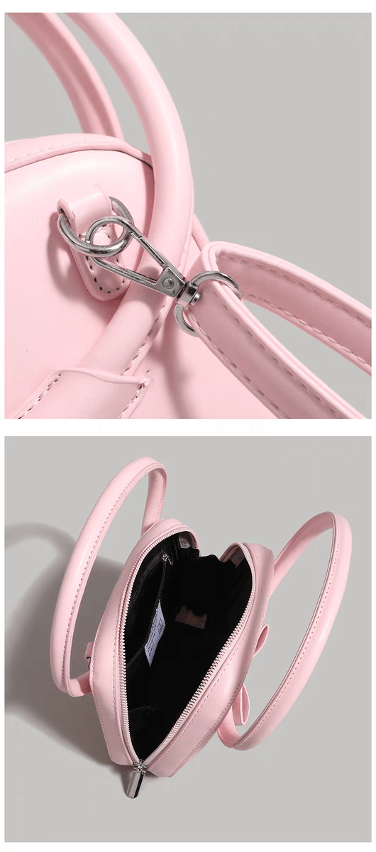 Chic Shoulder Crossbody Bowknot Leather Bag - ArtGalleryZen