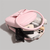 Thumbnail for Chic Shoulder Crossbody Bowknot Leather Bag - ArtGalleryZen