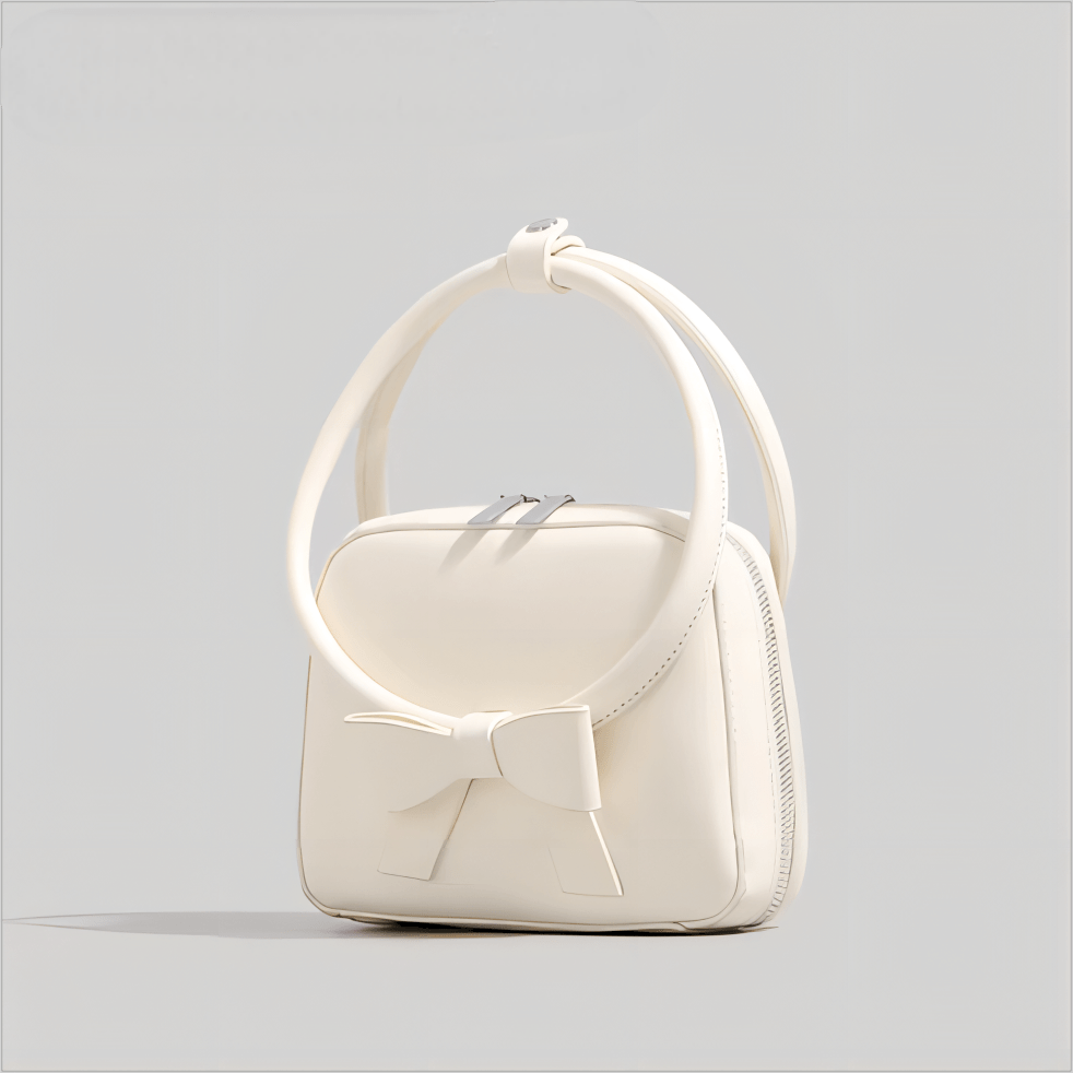 Chic Shoulder Crossbody Bowknot Leather Bag - ArtGalleryZen