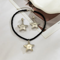 Thumbnail for Chic Star Necklace Earrings Set - ArtGalleryZen