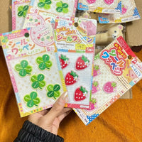 Thumbnail for Chic Strawberry Lucky Clover Embroidery Patches DIY Decoration Stickers - ArtGalleryZen