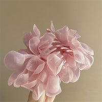 Thumbnail for Chic Sweet Floral Lace Pearl Hair Clip Claw - ArtGalleryZen