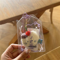 Thumbnail for Chic Transparent Amulet Kpop Keychain Photocard Holder - ArtGalleryZen