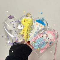 Thumbnail for Chic Transparent Amulet Kpop Keychain Photocard Holder - ArtGalleryZen