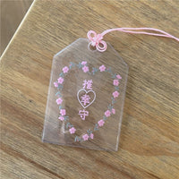 Thumbnail for Chic Transparent Amulet Kpop Keychain Photocard Holder - ArtGalleryZen