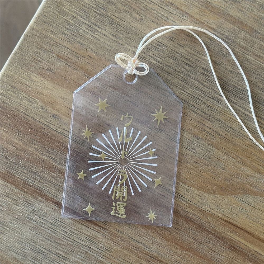 Chic Transparent Amulet Kpop Keychain Photocard Holder - ArtGalleryZen