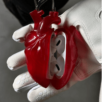 Thumbnail for Chic Transparent Heart Liquid Silicone AirPods Earphone Case - ArtGalleryZen