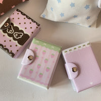 Thumbnail for Chocolate Strawberry Heart Kpop 3 Inch Mini Photocard Album - ArtGalleryZen