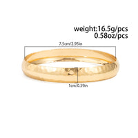 Thumbnail for Classic Gold Silver Plated Hammered Arm Cuff - ArtGalleryZen