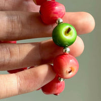 Thumbnail for Cute Apple Beaded Bracelet - ArtGalleryZen