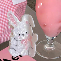 Thumbnail for Cute Bowknot Rabbit Acetate Acrylic Hair Claw Hair Clip - ArtGalleryZen