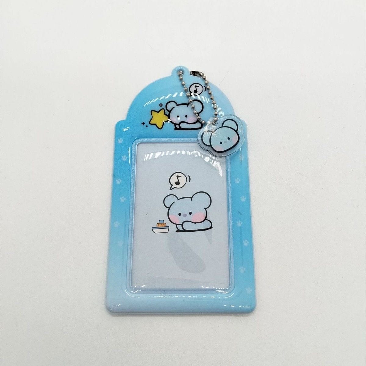 Cute BTS BT21 Kpop Keychain Photocard Holder - ArtGalleryZen
