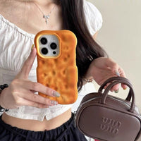 Thumbnail for Cute Burnt Bread Silicone iPhone Case - ArtGalleryZen
