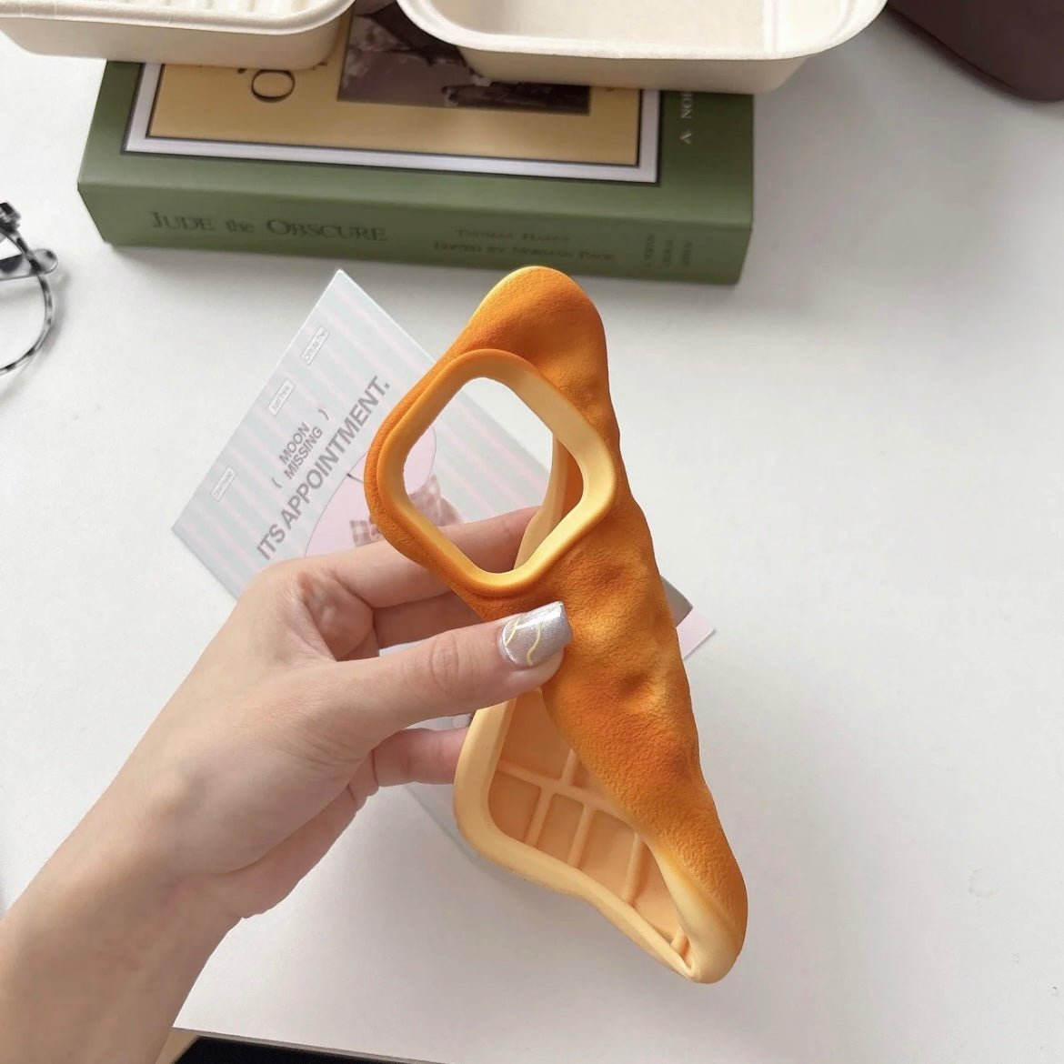 Cute Burnt Bread Silicone iPhone Case - ArtGalleryZen