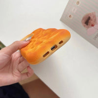 Thumbnail for Cute Burnt Bread Silicone iPhone Case - ArtGalleryZen