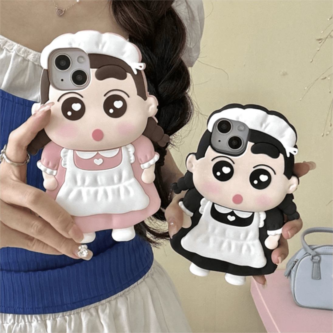 Cute Cartoon Crayon Shin-chan Silicone iPhone Case - ArtGalleryZen