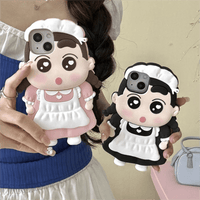 Thumbnail for Cute Cartoon Crayon Shin-chan Silicone iPhone Case - ArtGalleryZen