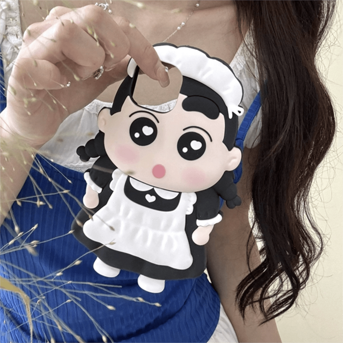 Cute Cartoon Crayon Shin-chan Silicone iPhone Case - ArtGalleryZen