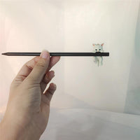 Thumbnail for Cute Cat Pendant Flower Pearl Tassel Wooden Hair Fork Hair Pin - ArtGalleryZen